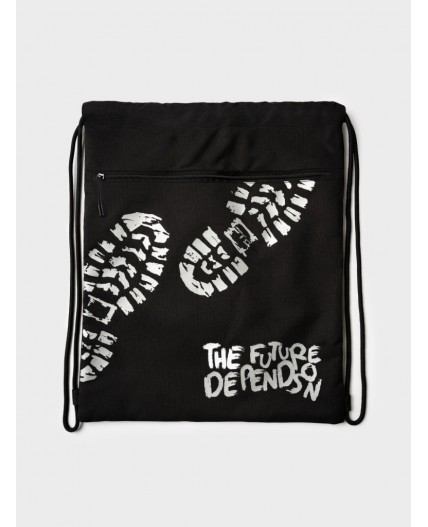Сумка-мешок текстильная для мальчиков черный