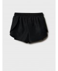 Шорты текстильные для девочек черный
