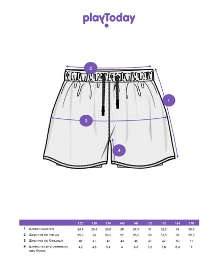 Шорты текстильные для девочек черный