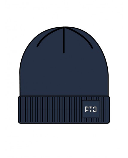 Шапка трикотажная для мальчиков тёмно-синий