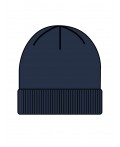 Шапка трикотажная для мальчиков тёмно-синий