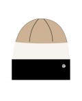 Шапка трикотажная для девочек бежевый,белый,черный