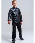 Куртка текстильная с полиуретановым покрытием для мальчиков черный