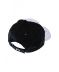 Кепка текстильная для мальчиков черный,белый