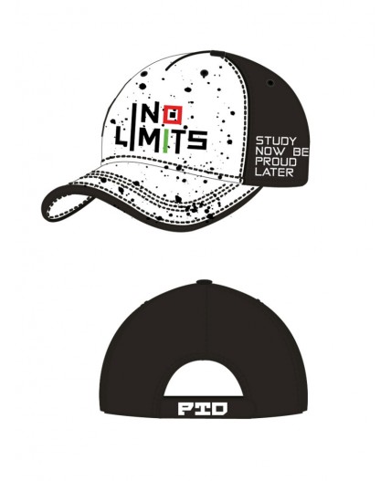 Кепка текстильная для мальчиков черный,белый