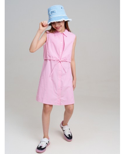 Панама текстильная для девочек голубой