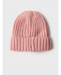 Шапка трикотажная для девочек светло-розовый