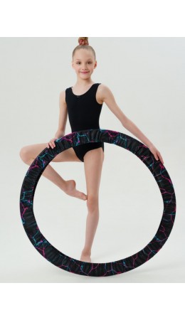 Чехол текстильный для гимнастического обруча для девочек разноцветный