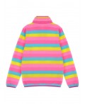 Толстовка из флиса на молнии для девочки разноцветный