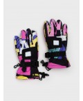 Зимние перчатки для девочки разноцветный