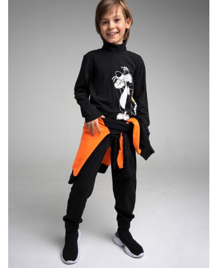 Водолазка для мальчика черный