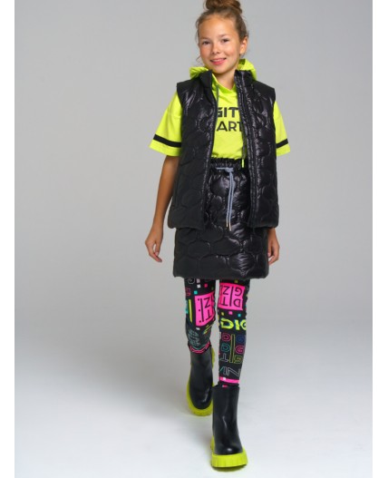 Юбка утепленная черный