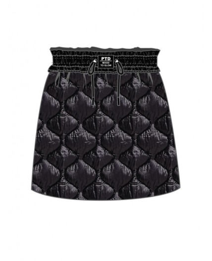 Юбка утепленная черный