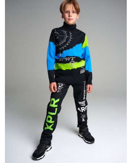 Свитер для мальчика черный,зеленый,синий