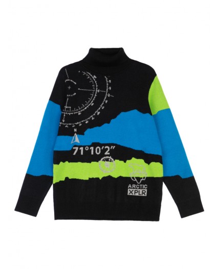 Свитер для мальчика черный,зеленый,синий
