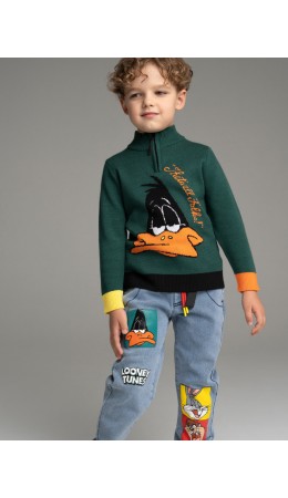 Свитер для мальчика зеленый