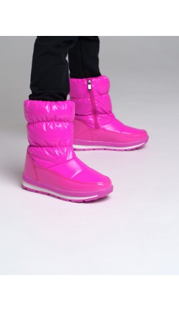 Сапоги дутики для девочки розовый
