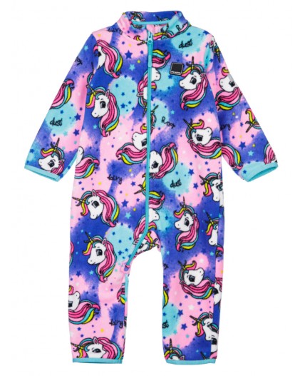 Комбинезон детский трикотажный для девочек разноцветный