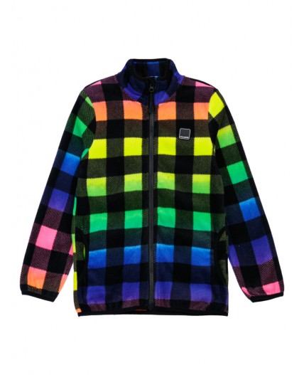 Куртка трикотажная для девочек разноцветный