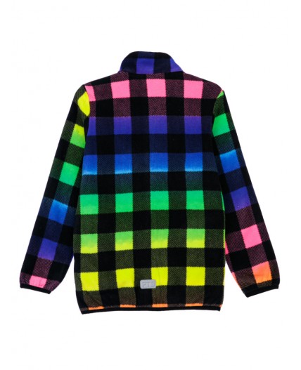 Куртка трикотажная для девочек разноцветный