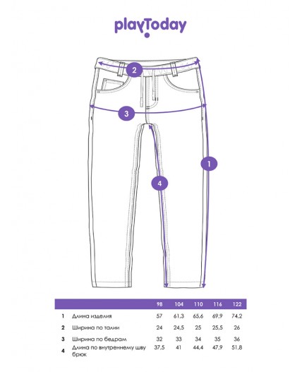 Брюки текстильные джинсовые утепленные флисом для мальчиков черный