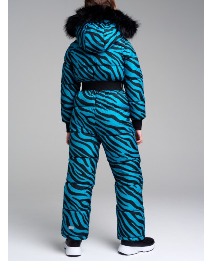 Комбинезон текстильный с полиуретановым покрытием для девочек черный,зеленый