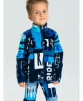 Куртка трикотажная для мальчиков разноцветный