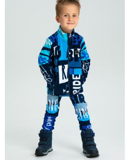 Куртка трикотажная для мальчиков разноцветный