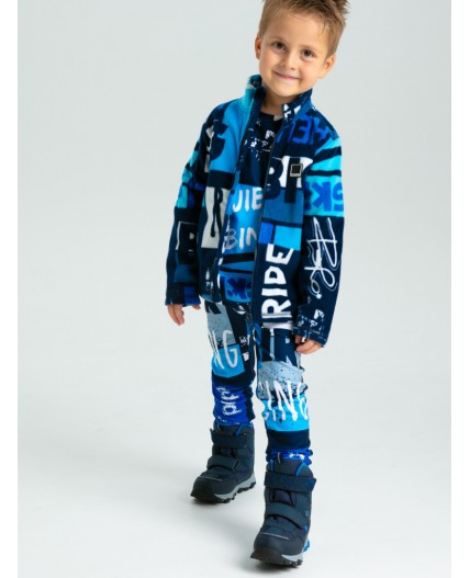 Куртка трикотажная для мальчиков разноцветный