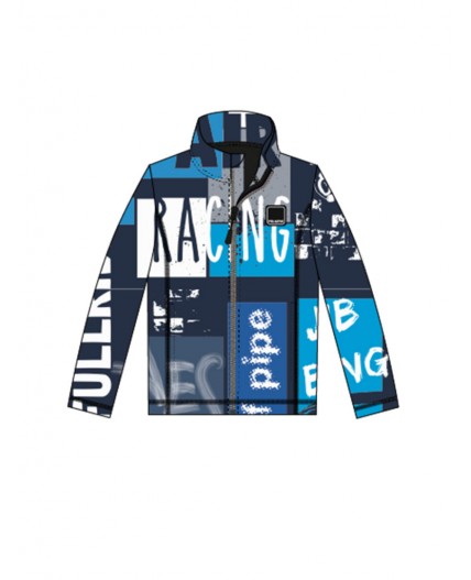 Куртка трикотажная для мальчиков разноцветный