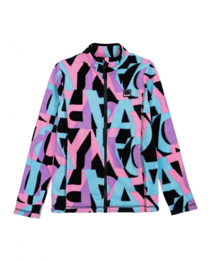 Куртка трикотажная для девочек разноцветный