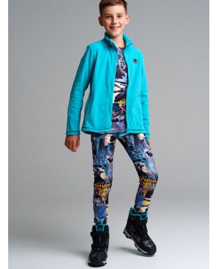 Термокомплект трикотажный для мальчиков: брюки, толстовка для эпизодического использования разноцветный