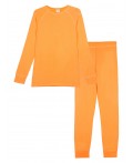 Термокомплект трикотажный для девочек: брюки, толстовка для эпизодического использования оранжевый