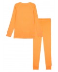 Термокомплект трикотажный для девочек: брюки, толстовка для эпизодического использования оранжевый
