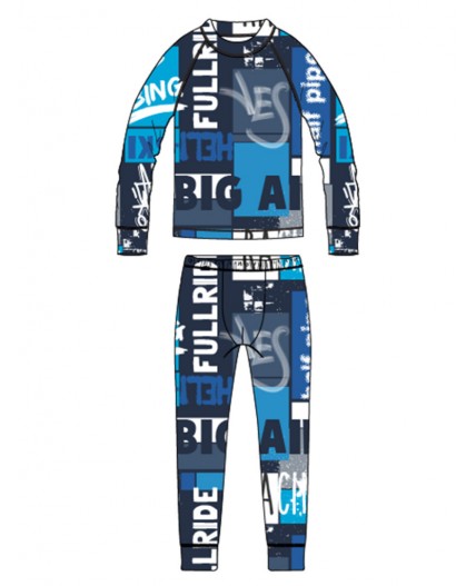 Термокомплект трикотажный для мальчиков: брюки, толстовка для эпизодического использования разноцветный