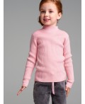 Джемпер трикотажный для девочек светло-розовый