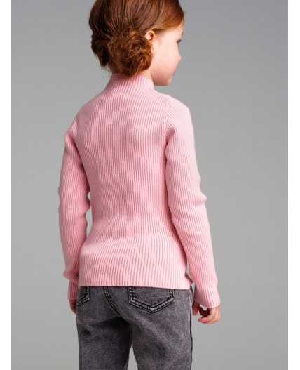 Джемпер трикотажный для девочек светло-розовый