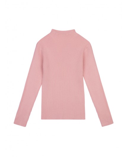 Джемпер трикотажный для девочек светло-розовый