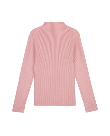 Джемпер трикотажный для девочек светло-розовый
