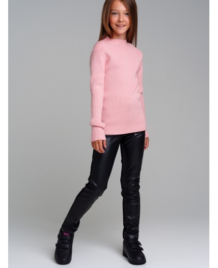 Водолазка трикотажная для девочек светло-розовый