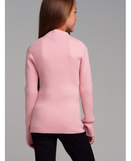 Водолазка трикотажная для девочек светло-розовый