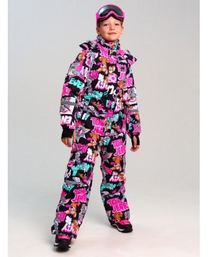 Маска горнолыжная детская розовый