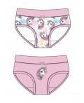 Трусы трикотажные для девочек, 2 шт в комплекте белый,светло-розовый