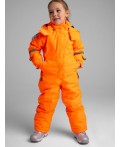 Комбинезон текстильный с полиуретановым покрытием для девочек коралловый