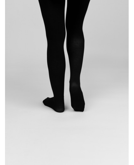 Колготки трикотажные для девочек черный