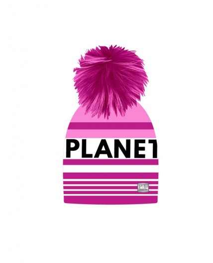 Шапка трикотажная для девочек разноцветный