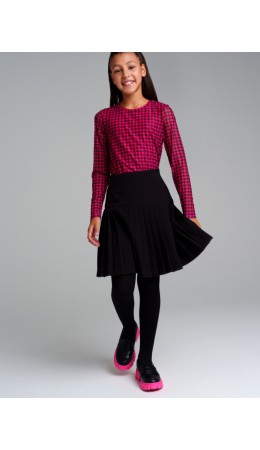 Юбка текстильная для девочек черный