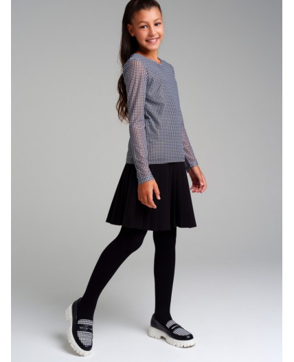 Юбка текстильная для девочек черный