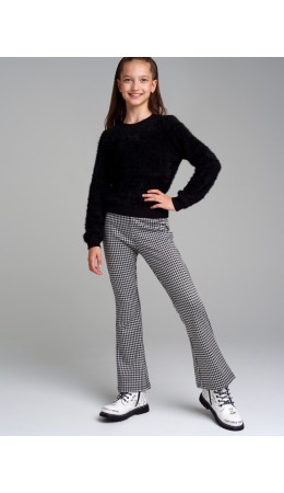 Джемпер трикотажный для девочек черный
