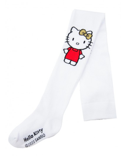 Колготки трикотажные для девочек белый